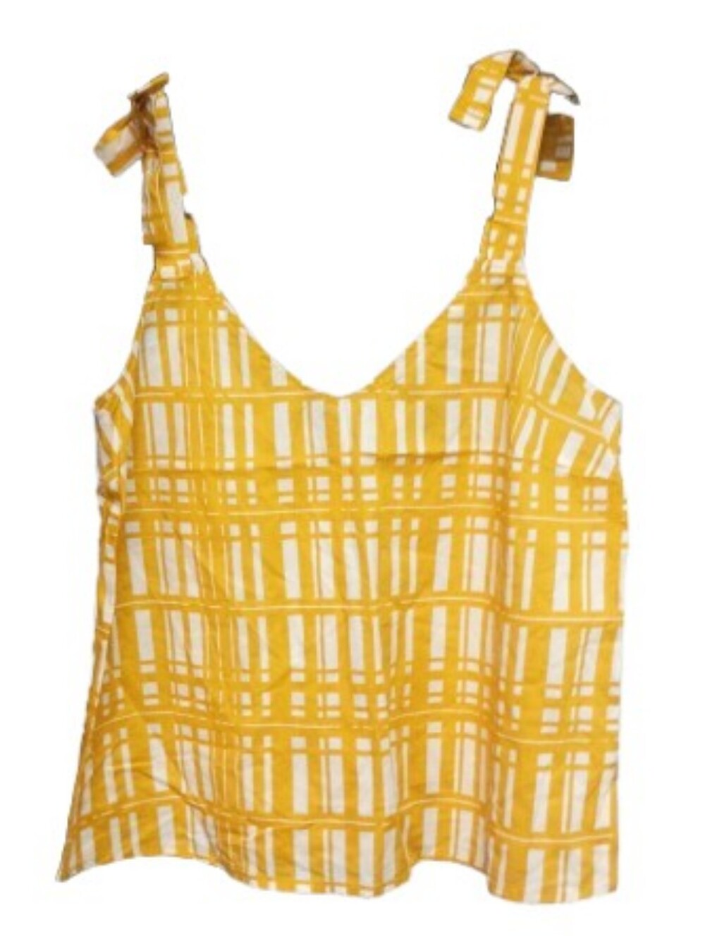 Universal Thread Yellow Plaid Tank